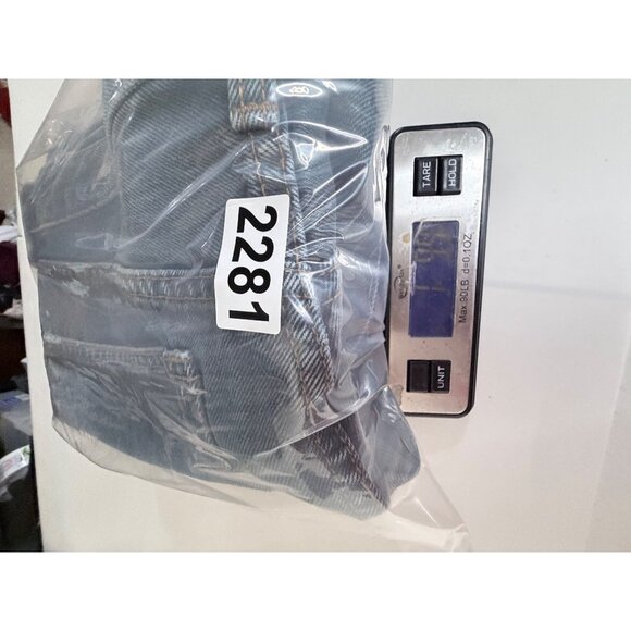 We The Free Jeans Womens Size 31 High-Rise Straight Button Fly Blue Denim - Picture 11 of 11